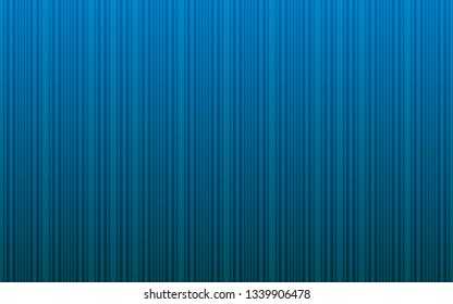 Dark blue gradient with stripes. Striped pattern background. Trendy linear banner for landing page. Lines of different thickness. Pattern for web-design. Vector minimalist texture.