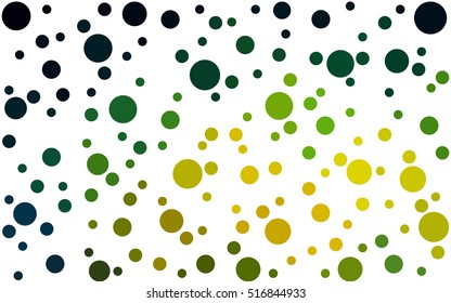 Dark Blue Green abstract seamless pattern with circles. Geometry pattern for fabric. Textile background. Stock vector.