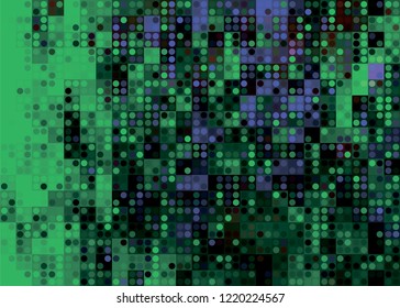 Dark blue a dark green color Light Abstract pixels Technology background for computer graphic website internet. circuit board. text box