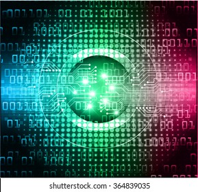 dark blue green pink Light Abstract Technology background for computer graphic website internet and business. circuit. illustration.digital.infographics. binary code. zero one. eye