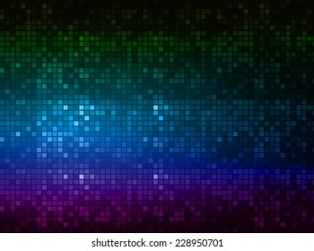 Dark blue green purple color Light Abstract pixels Technology background for computer graphic website internet. circuit board. text box, star