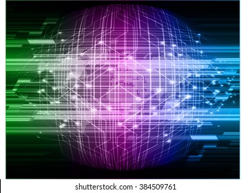 Dark blue green purple Light Abstract Technology background for computer graphic website internet and business. circuit. vector illustration. infographics. motion move blur.neon. pixel. eye scan virus