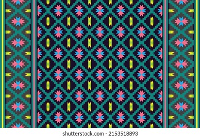 dark blue and green texture modern graphic pattern geometric abstract pattern seamless vector background Wallpaper, packaging, materials, and textiles for the design and decorative background