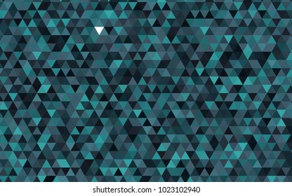 Dark Blue, Green vector abstract polygonal template. Colorful abstract illustration with gradient. The completely new template can be used for your brand book.