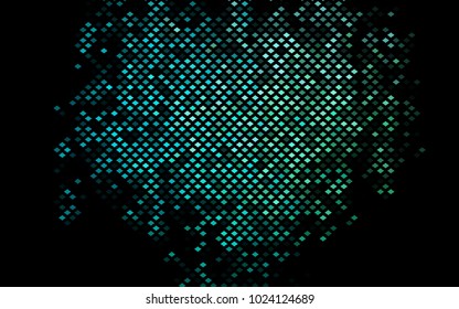 Dark Blue, Green vector abstract textured polygonal background. Blurry rectangular design. The pattern with repeating rectangles can be used for background.