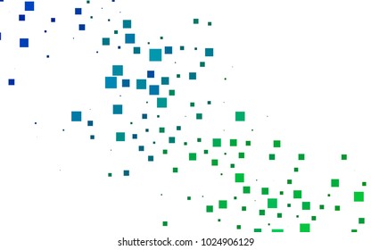 Dark Blue, Green vector abstract textured polygonal background. Blurry rectangular design. The pattern with repeating rectangles can be used for background.