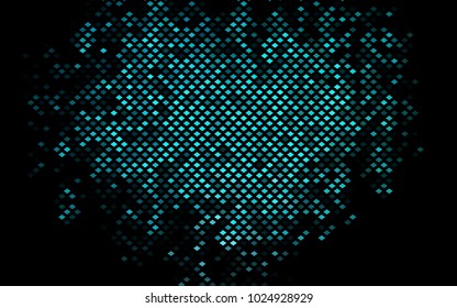 Dark Blue, Green vector abstract textured polygonal background. Blurry rectangular design. The pattern with repeating rectangles can be used for background.