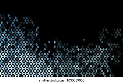 Dark Blue, Green vector abstract textured polygonal background. Blurry rectangular design. The pattern with repeating rectangles can be used for background.