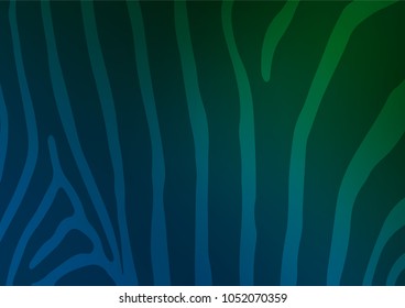 Dark Blue, Green vector abstract doodle texture. Shining colored illustration with doodles in Zen tangle style. Hand painted design for web, wrapping, wallpaper.