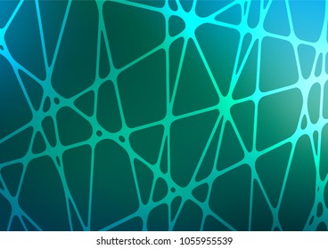 Dark Blue, Green vector abstract doodle template. Colorful illustration in abstract style with doodles and Zen tangles. The textured pattern can be used for website.