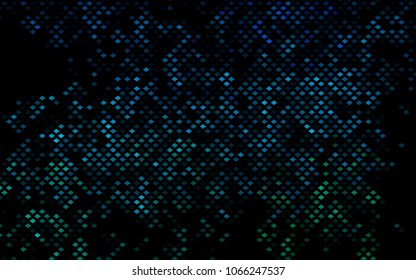 Dark Blue, Green vector abstract textured polygonal background. Blurry rectangular design. The pattern with repeating rectangles can be used for background.