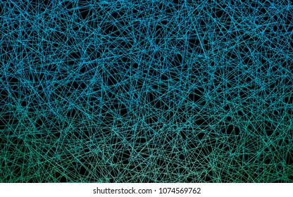 Dark Blue, Green vector abstract colorful background, which consist of triangles. Pattern with colored triangles on white background.