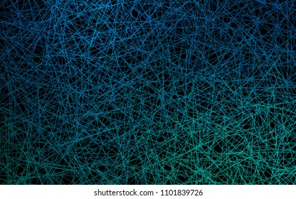 Dark Blue, Green vector abstract colorful background, which consist of triangles. Pattern with colored triangles on white background.