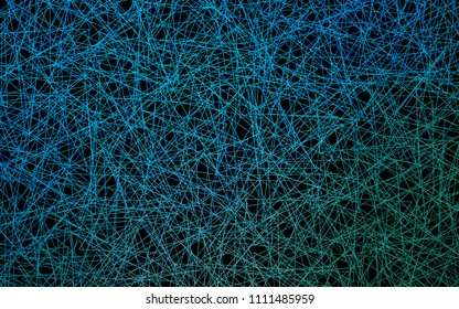 Dark Blue, Green vector abstract colorful background, which consist of triangles. Pattern with colored triangles on white background.