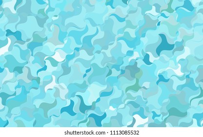 Dark Blue, Green vector abstract blurred template. Modern geometrical abstract illustration with gradient bandy lines. The pattern of blurred lines for your business design.