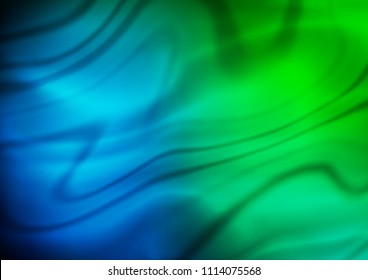 Dark Blue, Green vector abstract bright background. An elegant bright illustration with gradient. A new texture for your design.