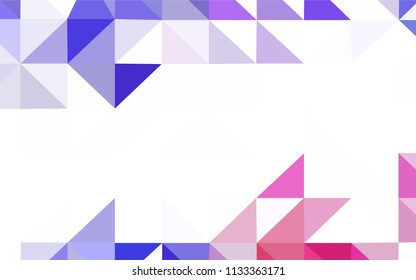 Dark Blue, Green vector abstract mosaic backdrop. Geometric illustration in Origami style with gradient.  Template for cell phone's backgrounds.