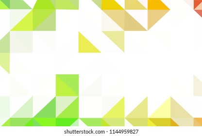 Dark Blue, Green vector abstract mosaic pattern. Polygonal abstract illustration with gradient. New template for your brand book.