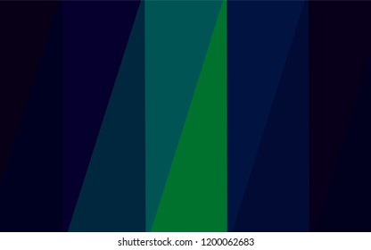 Dark Blue, Green vector abstract polygonal pattern. Colorful abstract illustration with gradient. Brand-new style for your business design.
