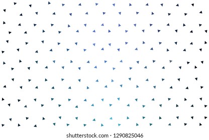 Dark Blue, Green vector  abstract polygonal pattern. Geometric illustration in Origami style with gradient.  Brand new style for your business design.