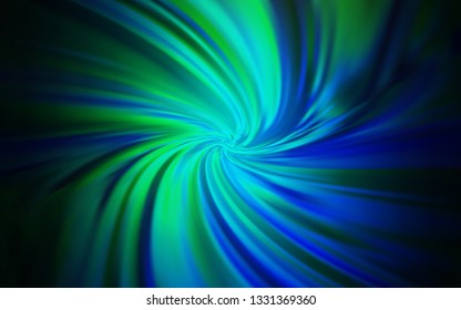 Dark Blue, Green vector abstract bright pattern. New colored illustration in blur style with gradient. New way of your design.