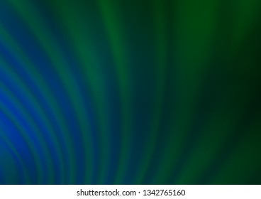 Dark Blue, Green vector abstract bright template. An elegant bright illustration with gradient. A completely new design for your business.