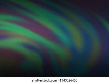 Dark Blue, Green vector abstract template. An elegant bright illustration with gradient. Brand new style for your business design.