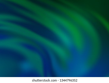 Dark Blue, Green vector abstract bright background. Shining colorful illustration in a Brand new style. A completely new template for your design.