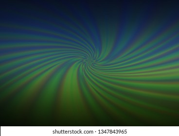 Dark Blue, Green vector abstract bright background. Glitter abstract illustration with an elegant design. The template can be used for your brand book.