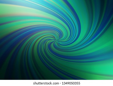 Dark Blue, Green vector abstract blurred pattern. Creative illustration in halftone style with gradient. The background for your creative designs.
