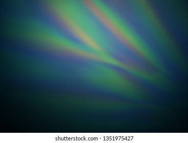Dark Blue, Green vector abstract bright template. Modern geometrical abstract illustration with gradient. A new texture for your design.