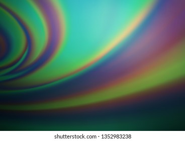 Dark Blue, Green vector abstract background. An elegant bright illustration with gradient. The best blurred design for your business.