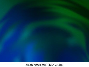 Dark Blue, Green vector abstract background. Shining colorful illustration in a Brand new style. A completely new template for your design.