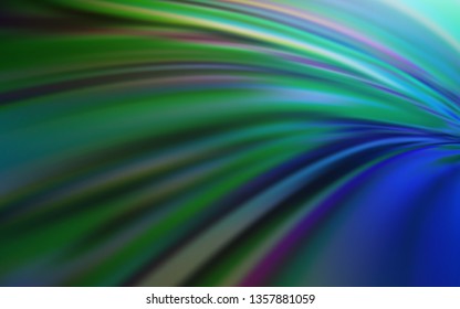 Dark Blue, Green vector abstract blurred layout. Modern abstract illustration with gradient. New way of your design.