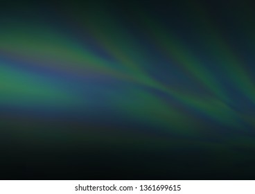 Dark Blue, Green vector abstract bokeh pattern. Colorful illustration in blurry style with gradient. The template for backgrounds of cell phones.