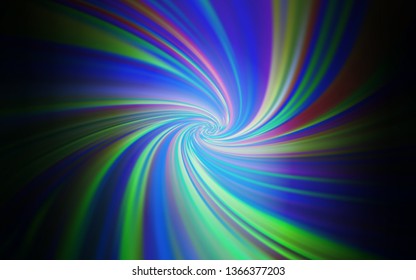 Dark Blue, Green vector abstract bright pattern. Shining colored illustration in smart style. Background for a cell phone.