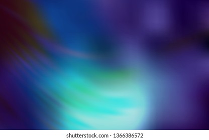 Dark Blue, Green vector abstract blurred layout. Creative illustration in halftone style with gradient. Background for designs.