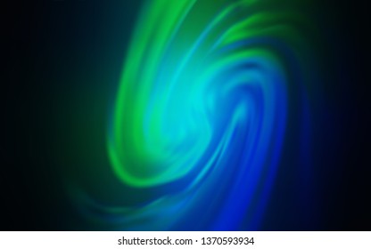 Dark Blue, Green vector abstract layout. Colorful abstract illustration with gradient. New design for your business.