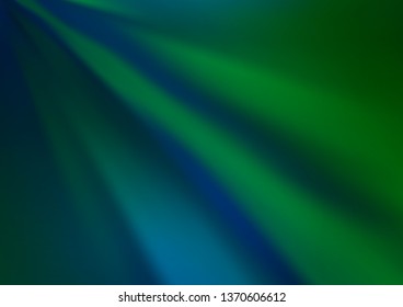 Dark Blue, Green vector abstract background. An elegant bright illustration with gradient. A new texture for your design.