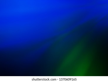 Dark Blue, Green vector abstract template. Shining colorful illustration in a Brand new style. A completely new template for your design.