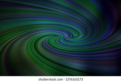 Dark Blue, Green vector abstract layout. Colorful illustration in abstract style with gradient. Completely new design for your business.