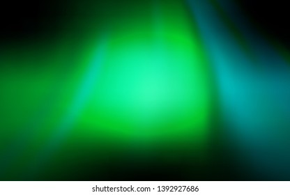 Dark Blue, Green vector abstract blurred background. Colorful abstract illustration with gradient. Blurred design for your web site.