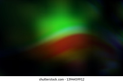 Dark Blue, Green vector abstract blurred background. Glitter abstract illustration with gradient design. Elegant background for a brand book.