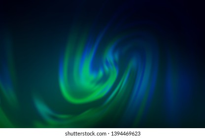 Dark Blue, Green vector abstract layout. An elegant bright illustration with gradient. Blurred design for your web site.