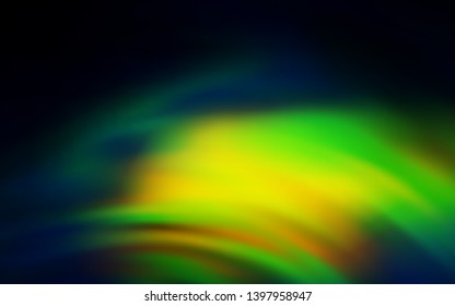 Dark Blue, Green vector abstract blurred background. Modern abstract illustration with gradient. Completely new design for your business.