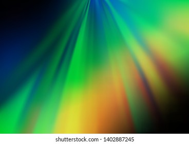 Dark Blue, Green vector abstract blurred background. Colorful illustration in abstract style with gradient. A new texture for your design.
