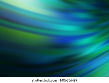Dark Blue, Green vector abstract background. Colorful abstract illustration with gradient. The template can be used for your brand book.