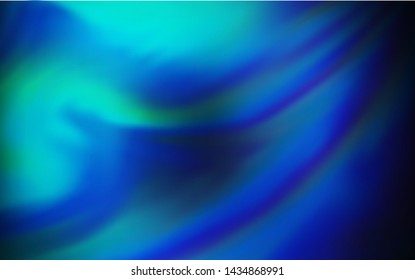 Dark Blue, Green vector abstract blurred background. Shining colored illustration in smart style. Elegant background for a brand book.