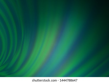 Dark Blue, Green vector abstract blurred pattern. Colorful abstract illustration with gradient. A new texture for your design.