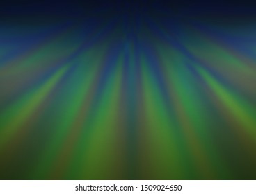 Dark Blue, Green vector abstract template. Colorful illustration in abstract style with gradient. The elegant pattern for brand book.